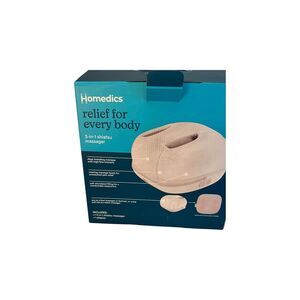 Homedics FMS-290HJ 3-in-1 Shiatsu Foot and Body Massager Plus Footrest No Stress